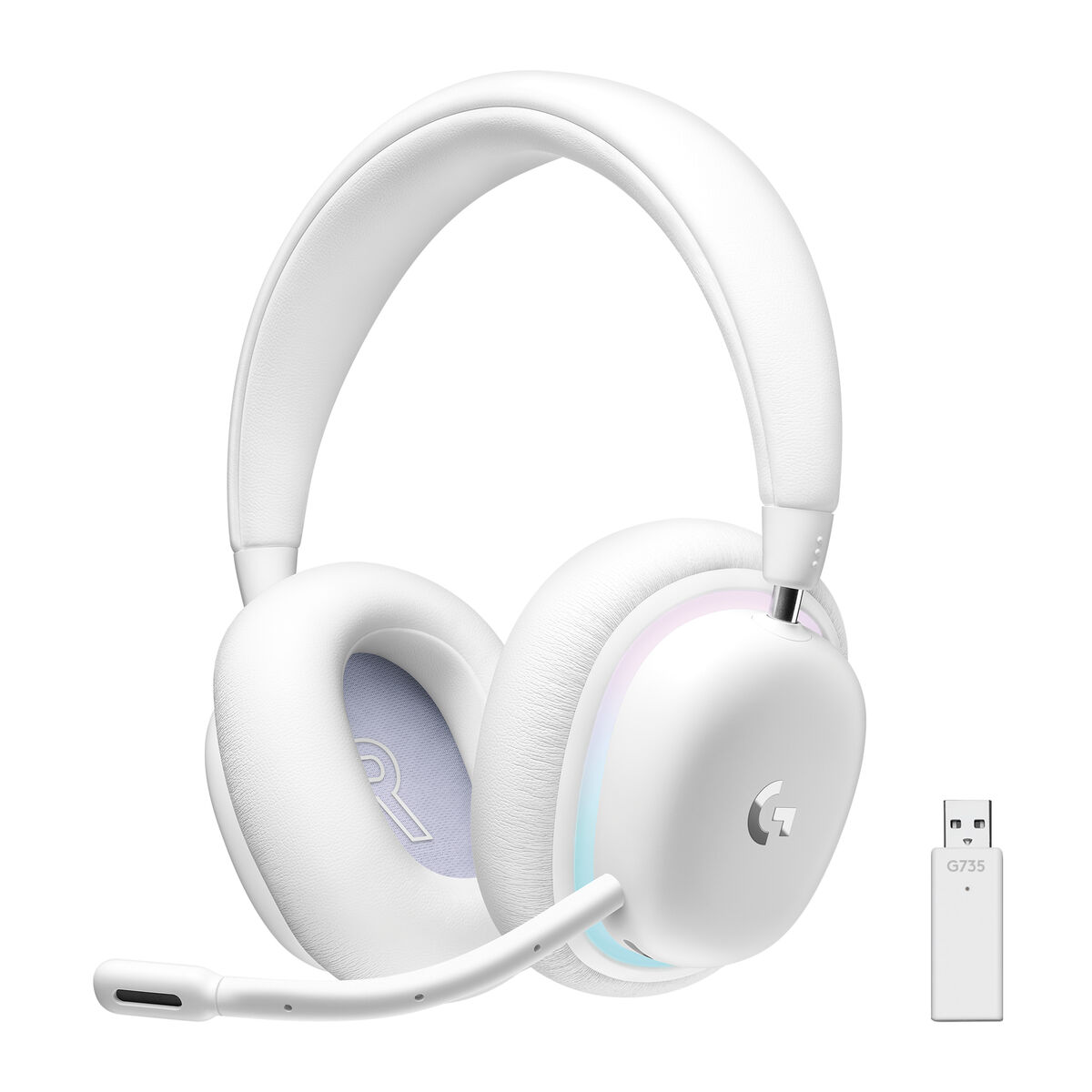 Auricolari Bluetooth con Microfono Logitech G735 Bianco